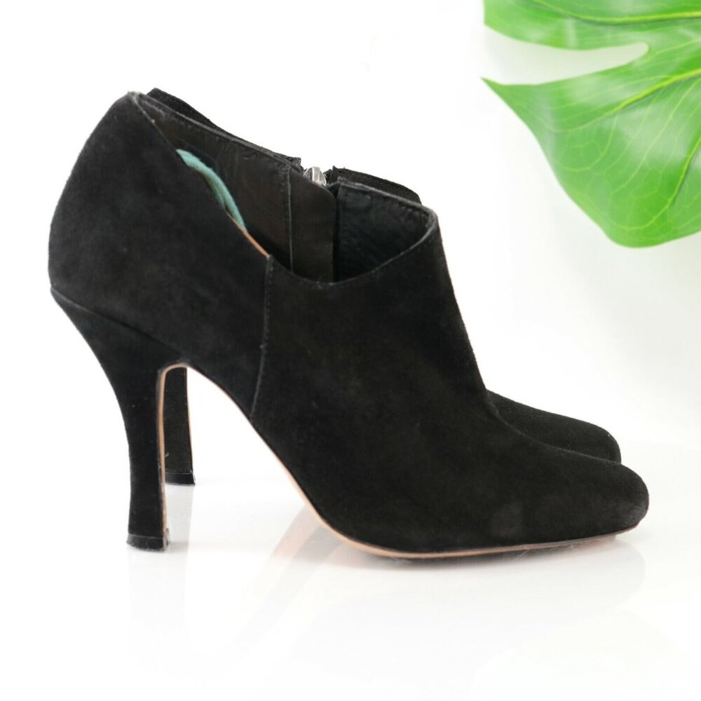 Dolce Vita Womens Boot Size 7 Black Suede High Heel Bootie Elegant Dress Shoe